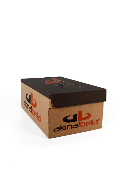 Akınal Bella Lugmo Women's Slippers Sabo Hospital Slippers Grey-red