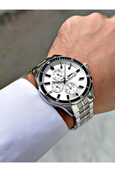 Slazenger Functions Active 5 Atm Waterproof Steel Band Men Wrist Watch 2245.01