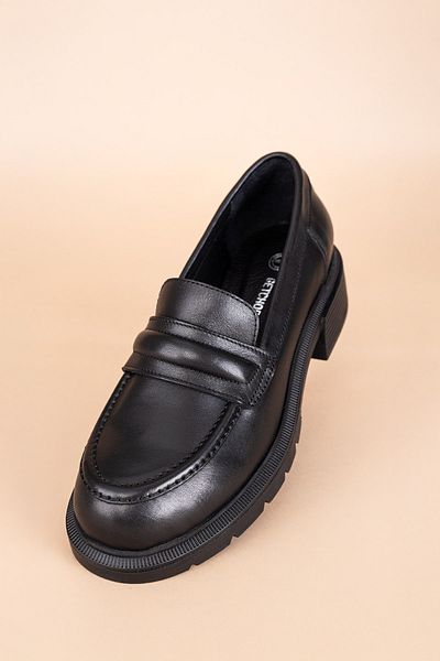 Getcho Pantofi de damă Tenla din piele naturală neagră