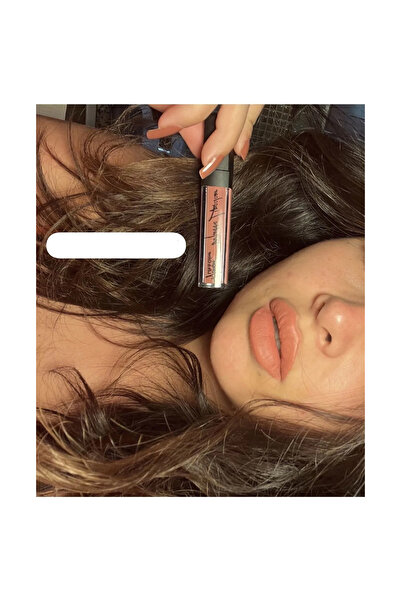 Homm Bitkisel Kalıcı Dudak Rengi Mat Likit Ruj 04 Numara Nude Renk