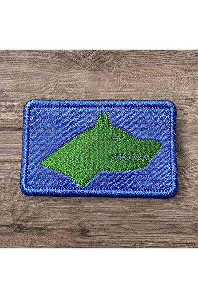Ex Patch Stema Steagului Imperiului Gokturk - 8x5 Cm
