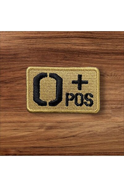 Ex Patch لون أسمر أرضية 0 ( ) لصقة فصيلة الدم الإيجابية - 8x5 سم