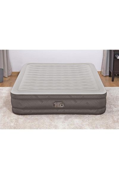 BESTWAY ® 80" x 60" x 14"/2.03m x 1.52m x 36cm Fortech Air Mattress Queen Built-in AC pump