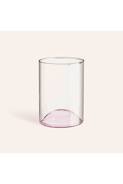 Zsa Zsa Zsu Henan Borosilikat Cam Su Bardağı 370 Ml Pembe