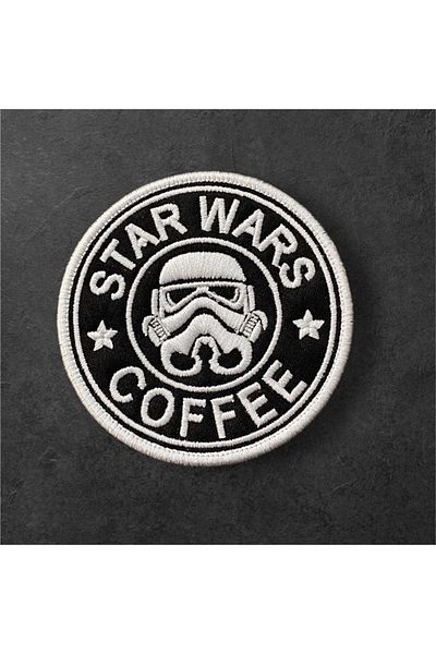 Ex Patch Star Wars Coffe Patch Peç Crestă Broderie 8 Cm