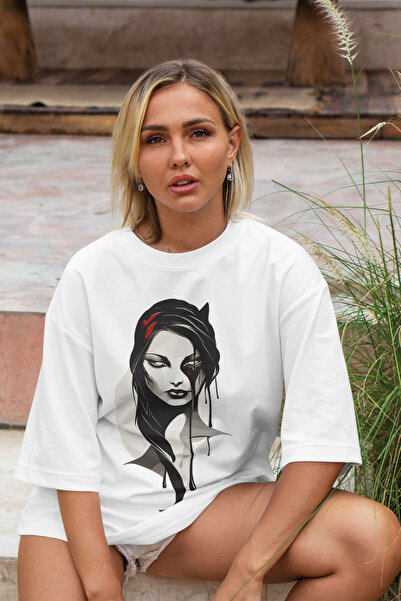 cc collection Tricou damă oversize imprimat