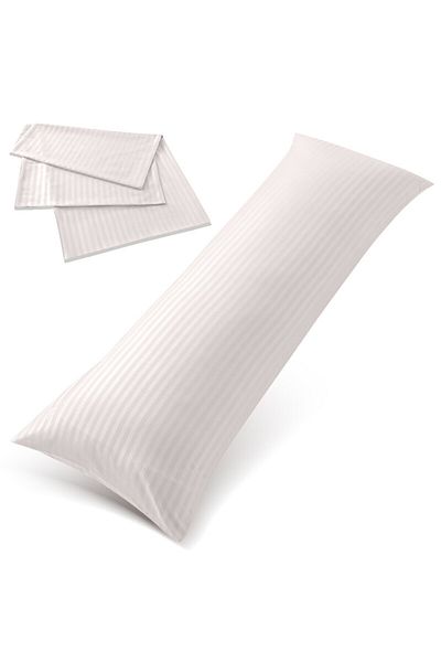 Hotel Linen Klub Ultra Soft Body Pillow with  Pillowcase- Long Side Sleeper Pillow For Use During Pregnancy
