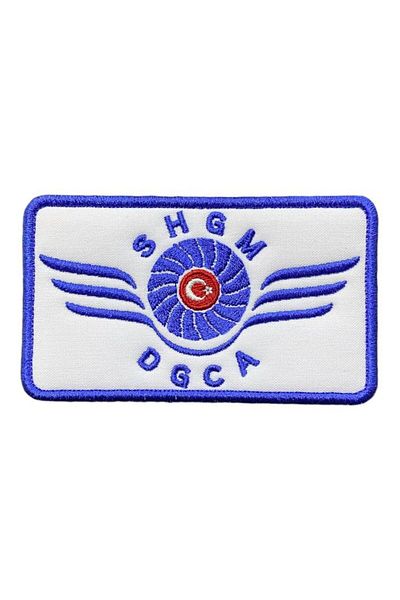 Ex Patch Shgm Cresta Aviației Civile Patch Broderie 10 X 6 Cm