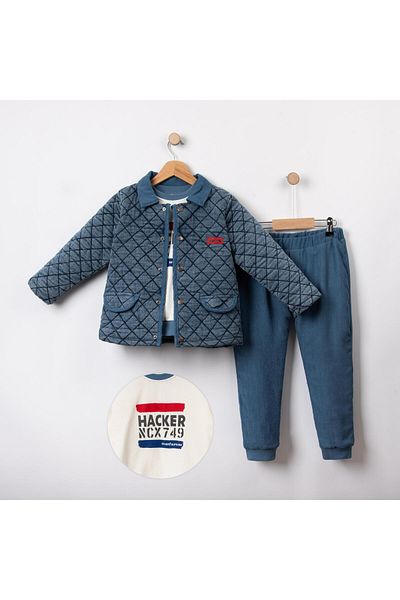 Necix's Viniça Quilted Jacket Boy's Triple Suit