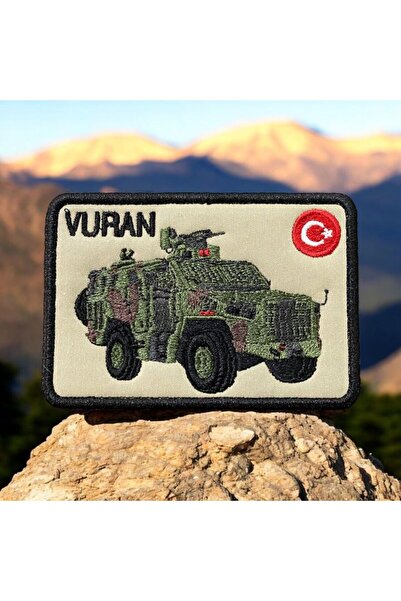 Ex Patch Savunma Sanayi Vuran Askeri Zırhlı Araç Peç Arma 10 X 7 Cm