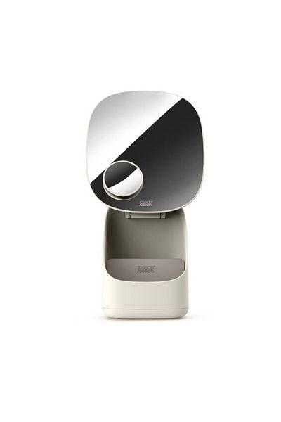 Joseph Joseph Viva Pedestal mirror with storage grey
