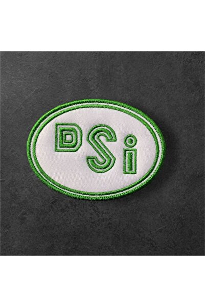 Ex Patch Dsi | Devlet Su Işleri Nakış Peç Arma Patch - 8x6 Cm