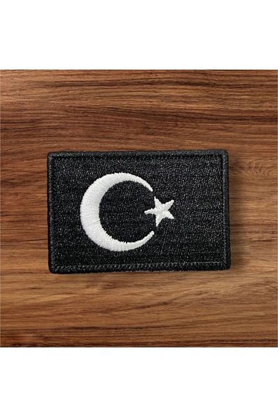 Ex Patch Steagul Turcesc Negru Peç Patch Cresta 6 X 4 Cm