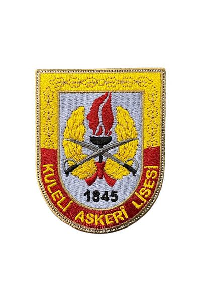 Ex Patch 1845 Turnul Militar Liceu Broderie Patch Voal 7,5 X 10 Cm