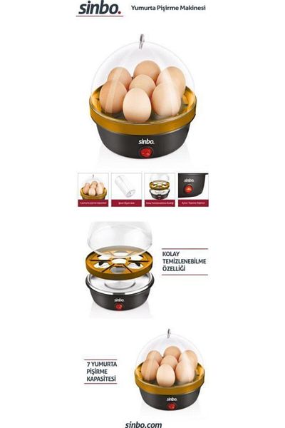 Sinbo Seb-5806 Egg Cooking Machine*12 Pieces