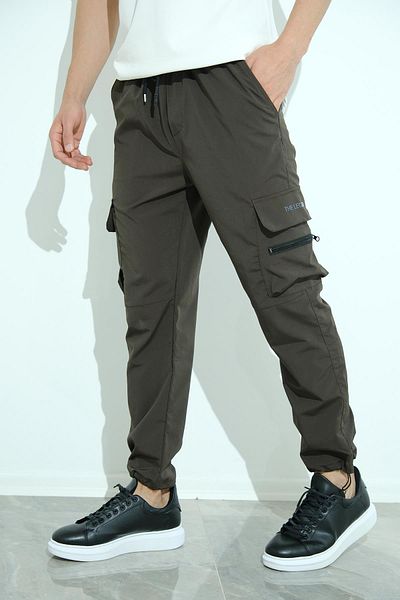 Oksit Luigi Slim Fit Court Parachute Outdoor Ανδρική φόρμα στο κάτω μέρος με τσέπη Cargo