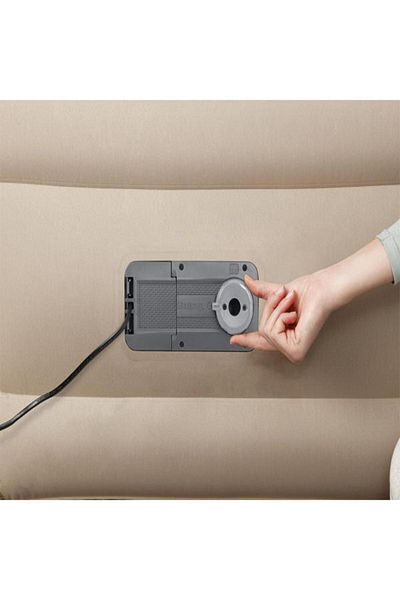 BESTWAY Fortech Airbed Twin Built-in AC pump 191cm x 97cm x 46cm  26-69048