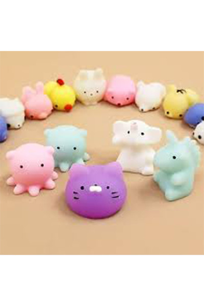 LEDONLİNE 2 Adet Squishy Hayvan Soft Yumuşak Hayvanlar  Sukuşi