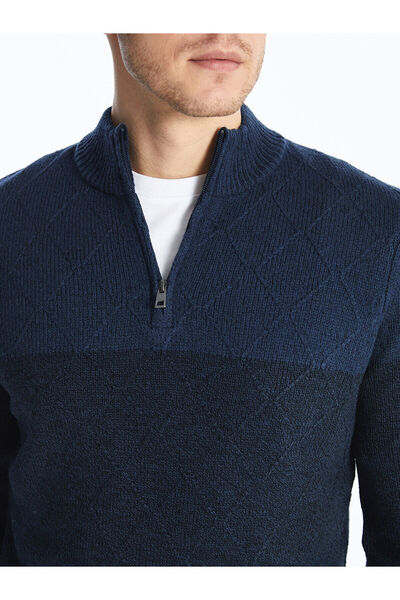 LC Waikiki Ανδρικό πλεκτό πουλόβερ με μακρυμάνικο γιακά