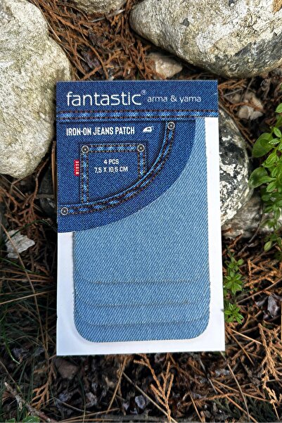 FANTASTIC ARMA Paket od 4 komada - farmerke za peglanje, D Denim farmerke sa ...