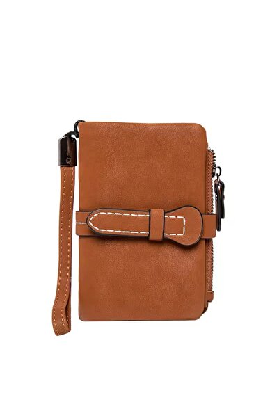 rinkadoll محفظة جلدية ناعمة بتصميم جديد مع سوار معصم صغير الحجم