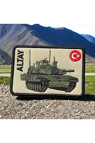 Ex Patch Türk Savunma Sanayi Altay Tankı Patch Peçi Arması 10 X 7 Cm