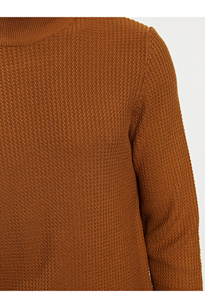 LC Waikiki Ανδρικό πλεκτό πουλόβερ με μακρυμάνικο μισό ζιβάγκο