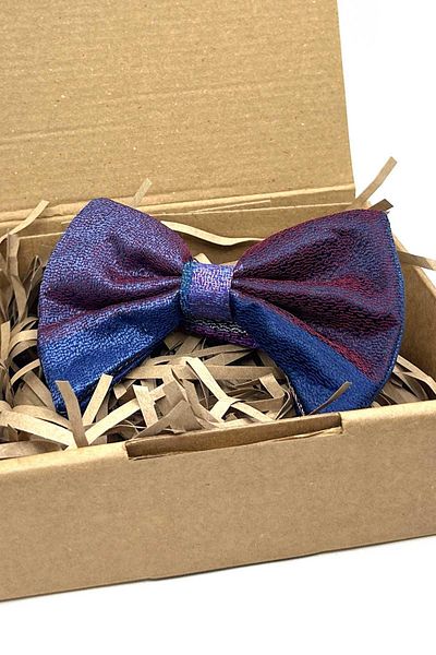Kravatkolik Multicolor Sand Pattern Patchwork Bow Tie P1907