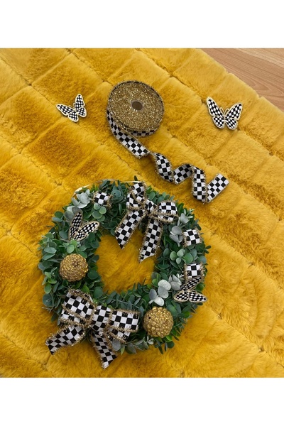 Marrone Kapı Süsü Seti 3'lü takım Kapı Süsü Kapı Paspası Kapı Sepeti Gazetelik Posta Kutusu