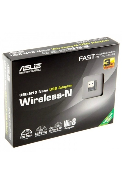 ASUS Usb-n10 Nano 150mbps 2.4ghz Usb Kablosuz Adaptör