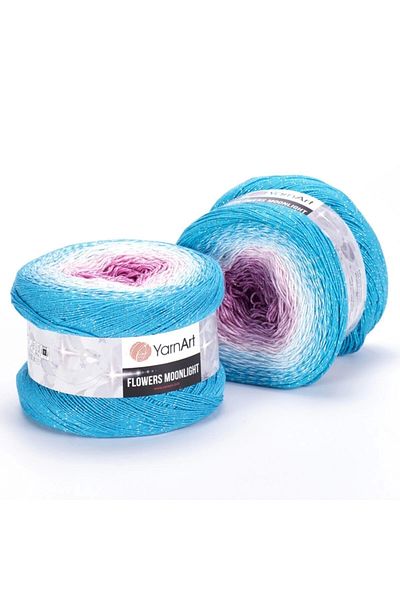 Yarnart Flowers Moonlight - Glittery Marbling Hand Knitting -3294