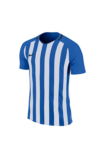 Nike Striped Division Iii Men's Blue V-Neck Jersey
