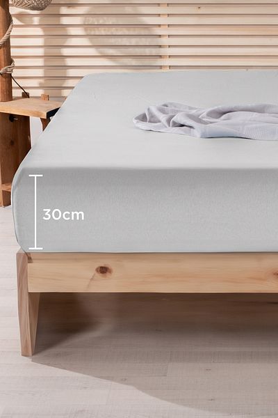 Nordqueen Ranforce 100% Cotton Single / Double Elastic Sheet