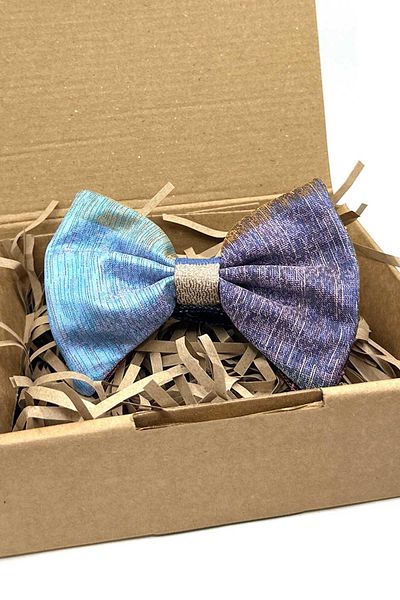 Kravatkolik Colorful Sand Pattern Patchwork Bow Tie - P1936