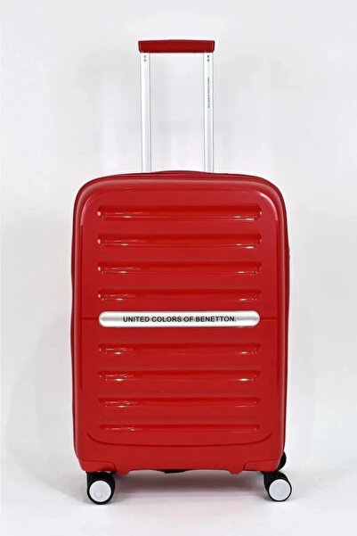 United Colors of Benetton Unisex 14BNT1000-01-KR Valiz Kırmızı Büyük Boy