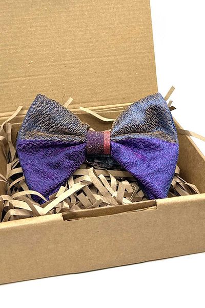 Kravatkolik Colorful Sand Pattern Patchwork Bow Tie - P1954
