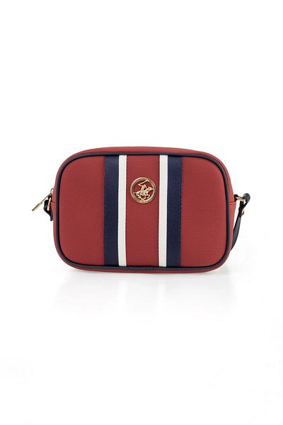 Beverly Hills Polo Club حقيبة كتف نسائية حمراء 05BHPC8002
