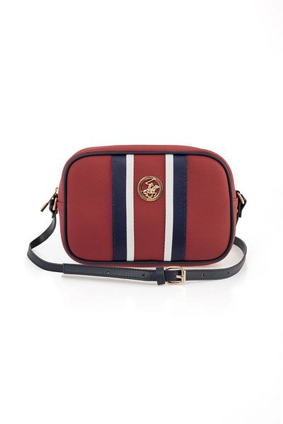 Beverly Hills Polo Club حقيبة كتف نسائية حمراء 05BHPC8002