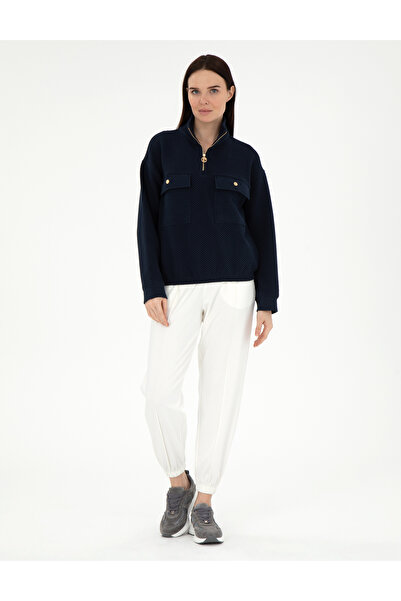 Pierre Cardin Lacivert Oversize Sweatshirt 50297853-VR033