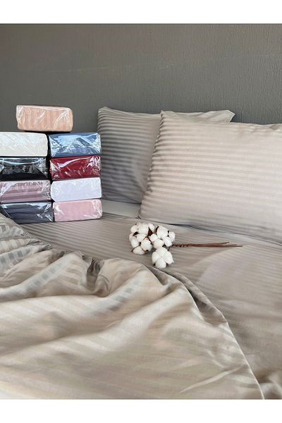 sarra Black Elastic Bed Sheet Set - Home Satin King Size