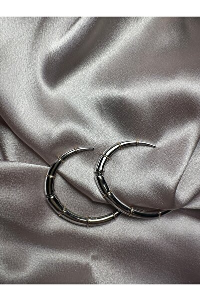 Pao Rosa Marka Model Tasarım Silver Küpe