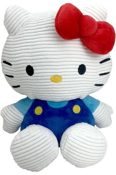 Hello Kitty Plush Corduroy 20cm, Assorted (Style & Color May Vary)