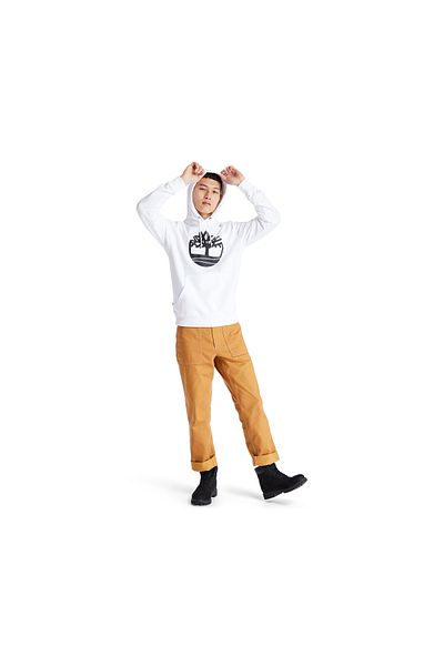 Timberland Men's Casual Hooded Sweatshirt - Core Tree Logo, Color