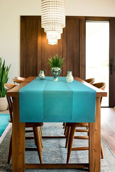 Arma House Runner în carouri tăiat cu laser modern 40*140