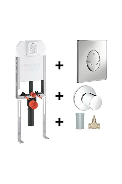 Grohe Duvariçi Ince Gömme Rezervuar Seti (8CM) - 39840000set3