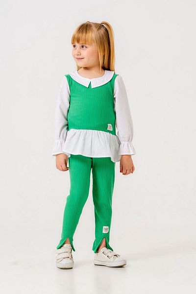 HAUSEkids 6-9 Years New Zarala Girl's Suit -Benetton Green
