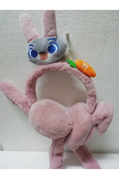 İLHANLAR Plush Earmuff Beanie Hat with Lightless Moving Sound and Playful Ear...