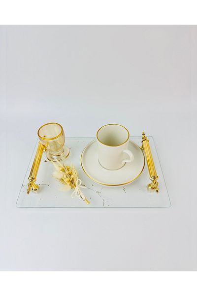 CyzHome Fidelity Groom Coffee Cup Tray