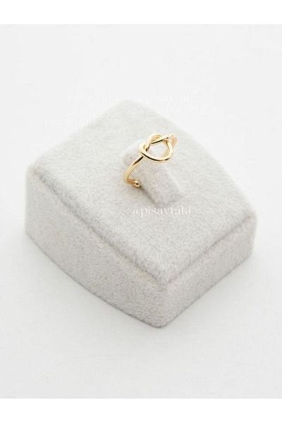 pisay takı & aksesuar Knot Model Adjustable Clamp Ring Set