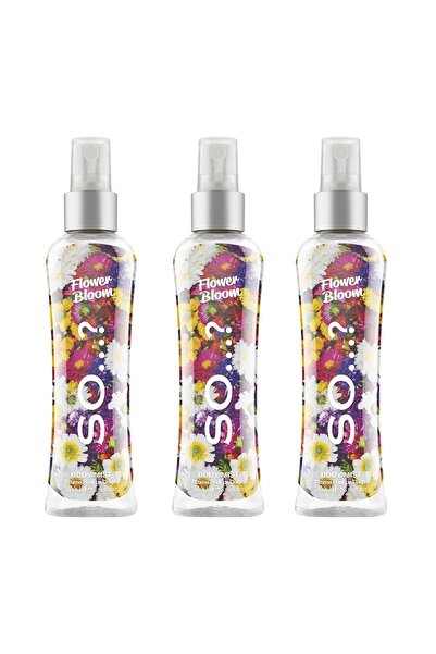 So Fragrance So…? Flower Bloom Vücut Spreyi 100 ML (3'lü Set)